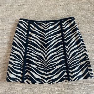 J. Crew Zebra Skirt